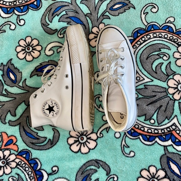 Converse Shoes - High top platform converse